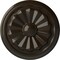 Ekena Millwork Olivia Ceiling Medallion (Fits Canopies up to 2 1/8"), Hand-Painted Stone Hearth, 7 7/8"OD x 1 1/8"P CM07OLSHF - alternate 1